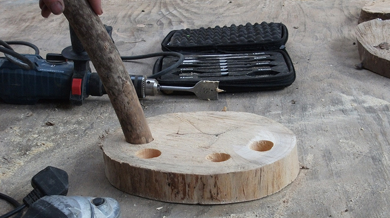 making a stool